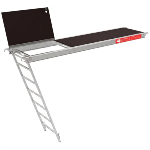 10' x 24" scaffolding platform with ladder and trap door